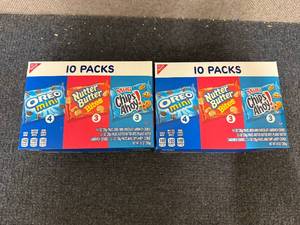 lot 208 image: 2 X 10Ct Packs Of Nabisco Snacks
