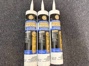lot 1 image: 3 Tubes Of Paintable Silicone