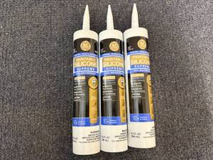 lot 2 image: 3 Tubes Of Paintable Silicone