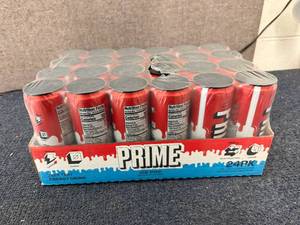 lot 129 image: 24Pk Of Prime Ice Pop Energy Drinks