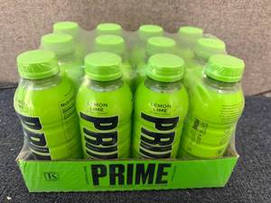 lot 116 image: 12 Bottles Of Prime Hydration Lemon Lime