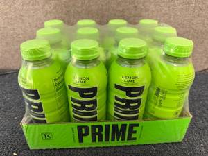 lot 118 image: 12 Bottles Of Prime Hydration Lemon Lime
