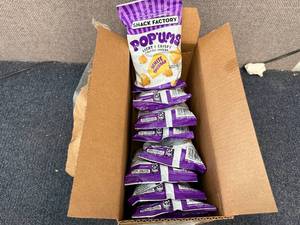 lot 150 image: 8 Bags Of Snack Factory PopUms