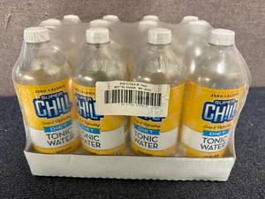 lot 114 image: 12 Pack Of Super Chill Diet Tonic Water