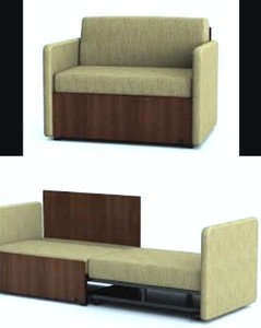 WOW MSRP $4800 Steelcase X-TENZ Mobile Convertible Healthcare Modular Sleeper Chair - Excellent Condition! Perfect For Entertaining Overnight Guests &amp; Studio Apartments!