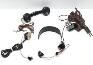 lot 149 image: Group Including Old Vintage Switchboard Operator Headsets etc