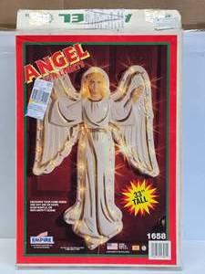 lot 165 image: Empire 33 Christmas Angel Blowmold wLights
