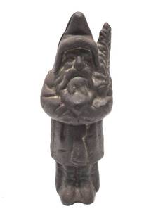 lot 178 image: Original Old Vintage Santa Claus Cast Iron Coin Bank #1