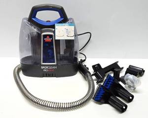 lot 100 image: Like-New or New BISSELL SpotClean Pro Heat Portable Pet  Carpet Cleaner