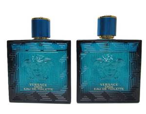 lot 224 image: 2 Full Bottles of Genuine VERSACE Eros Cologne - 3.4 Fl Oz 