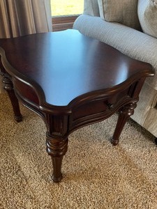 lot 271 image: Pair of Matching LIBERTY Side Tables wDrawers