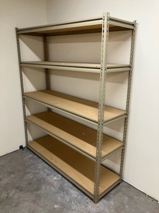 lot 281 image: Nice Heavy Duty 5-Tier Steel Shelf