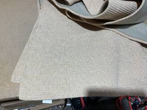 lot 248 image: Beige Rug 3x15 (Slightly Dirty)