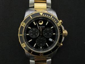 lot 4 image: Movado Series 800 Chronograph Case Diameter 42 mm (Needs Repairs, Battery & Cleaning. Includes Attachments See Pics)