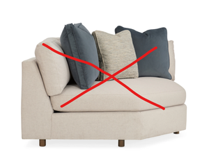 lot 106 image: Caracole IM Shelf-Ish SKU m090-018-cr1-a Max Width (Side to Side) 54.0 Max Depth (Front to Back) 54.0 Max Height (Top to Bottom)27.0 (USED, NO SEAT CUSHIONS)