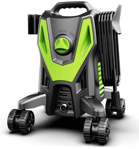 lot 226 image: DECOKTOOL Electric Pressure Washer - 4500 PSI 3.0GPM Electric Power Washer for Car, Garden, Yard, House, Green (Missing Parts or Pieces)