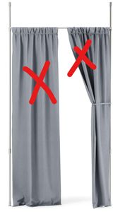 lot 241 image: Umbra Anywhere Expandable Curtain Rod and Room Divider, Nickel (Curtains Not Included)