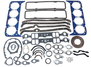 lot 247 image: SHLPDFM 1 Set Overhaul Engine Gasket Set Full Gasket C350-1 260-1000 KS2600 Compatible with Small Block Chevy Engines SBC 283 302 307 327 350 5.7L 2 PC (Maybe Missing Pieces)