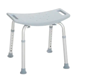 lot 312 image: Drive Medical Grey Bathroom Safety Shower Tub Bench Chair
