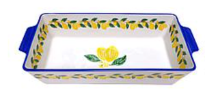 lot 404 image: Lidias Kitchen Nesting Oven-To-Table Ceramic Baking Dish