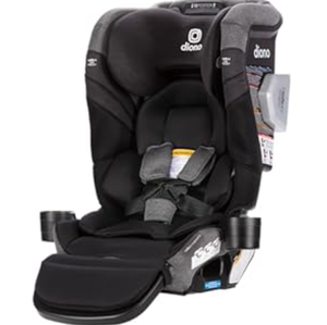 lot 68 image: Diono Radian 3RXT SafePlus Max Rear and Forward-Facing Convertible Car Seat, 2-in-1 Anti-Rebound Bar and Calf-Support, 10 Years 1 Car Seat, Slim Fit 3 Across, Black Storm