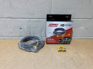lot 299 image: Coleman Natural Gas Conversion Kit for Revolution Grills, Converts Liquid Propane Grill to Natural Gas Operation, Outdoor Grilling Accessory MISSING PIECES