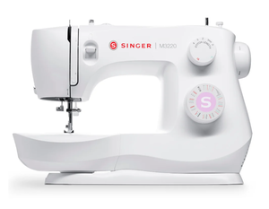 lot 298 image: SINGER M3220 Lightweight & Portable Sewing Machine With 108 Stitch Applications, LED Lighting & 1-Step Buttonhole  Ideal for Crafting, Home Dcor, and Fashion Sewing NO ATTACHMENTS, ONLY BODY (Missing Pieces)