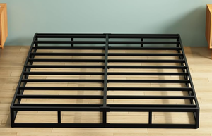 lot 444 image: AROMUSTIME 7 Inch Queen Box Spring,Black Heavy Duty Metal Mattress FoundationEasy AssemblyNon-SlipNo Noise (Maybe Missing Hardware)