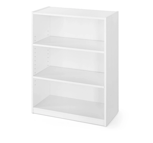 lot 467 image: Mainstays 3-Shelf Bookcase with Adjustable Shelves