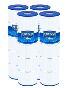 lot 442 image: Cryspool 07077 Filter Compatible with CCP420, Clean and Clear Plus 420, PCC105-PAK4, R173576, C-7471, 178584, 817-0106, FC-6470, 4105 Sq. Ft Pool Filter Cartridges, LOD 26-1167, 4 Pack