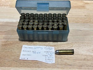 lot 14 image: .357 Magnum Reloads 50 Rounds