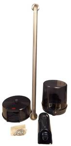 lot 31 image: Commercial Bathroom Lot   (2) Handicap Hand Railing, Paper Towel Dispenser, Toilet Paper Holder & Soap Dispenser