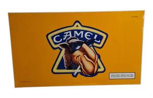 lot 37 image: Vintage Collectible  1989 Camel Sign
