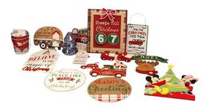 lot 79 image: Holiday Signs for decorating  reselling  Lot