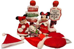 lot 80 image: Vintage Collectable Minnie Christmas Decorations  and more