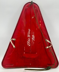 lot 6 image: Vintage Sno Wing Metal Sled