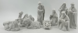 lot 21 image: Nativity Figurines Set By HOMCO - Made In Taiwan