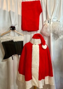 lot 26 image: Santa Claus Costume Suit & Accessories 