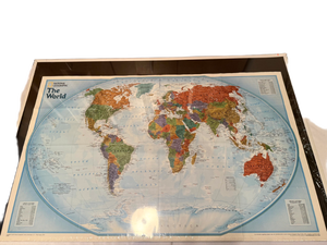 lot 30 image: National Geographic World Map