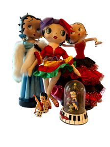 lot 108 image: Collection of Five Betty Boop Dolls and Collectibles