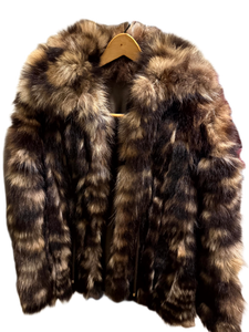 lot 134 image: Luxurious Dark BrownTan Fur Coat or Jacket