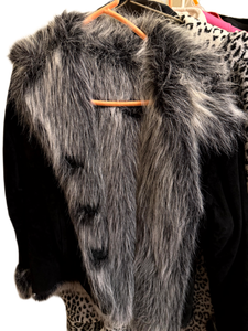 lot 144 image: Bulk Assortment of Four Faux Fur and Animal Print JacketsCoats