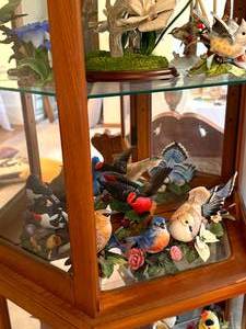 Collection of Porcelain and Glass Bird Figurines