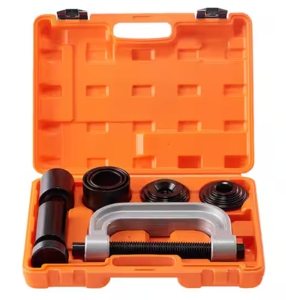 lot 7 image: SKYSHALO Ball Joint Press Kit, C-press Ball joint Remove and Install Tools, for Most 2WD and 4WD Cars, 10-Pieces Tool Kit