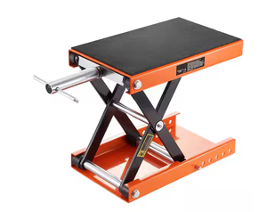 lot 33 image: 100 lbs. Motorcycle Scissor Lift Jack with Wide Deck