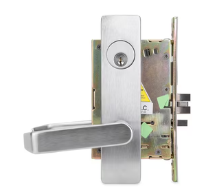 lot 40 image: Taco DXML SeriesLock Door Handle with Escutcheon Left-Handed Lever