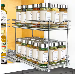 lot 43 image: SLIDE OUT SPICE RACK