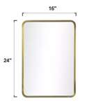 Lirago 16 in. x 24 in. Rectangular Medicine Cabinet Mirror
