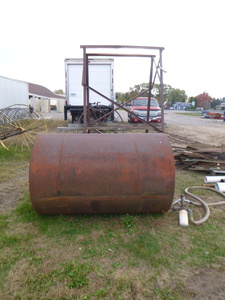 lot 12 image: 300 Gallon Fuel Tank with Stand and Pump