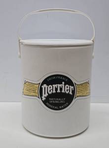 lot 125 image: Retro Vintage PERRIER Water Advertising Skotch Kooler Ice Bucket